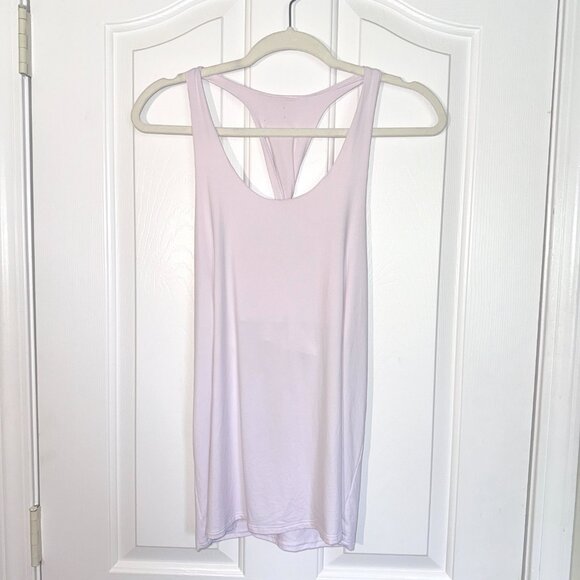 ALO Yoga Don't Get It Twisted Tank Light Pink Size Small Work Out Top Gym Attire - Picture 1 of 9